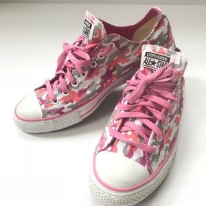 Pink camouflage converse Clearance